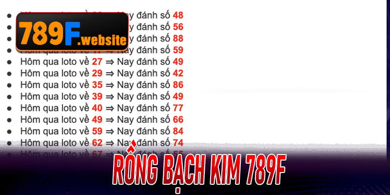 Rồng Bạch Kim 789F